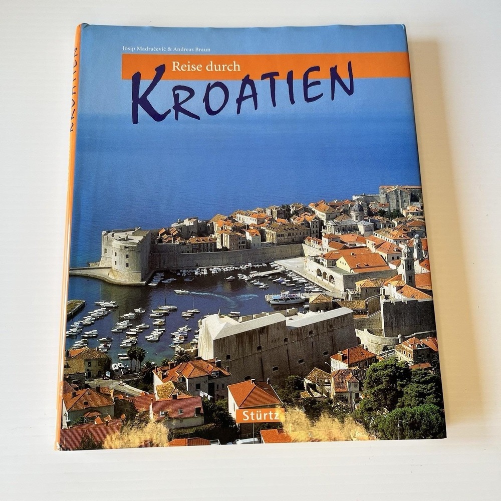 Riese Durch Kroatien Book International Travel Croatia‎ German Vintage 2001